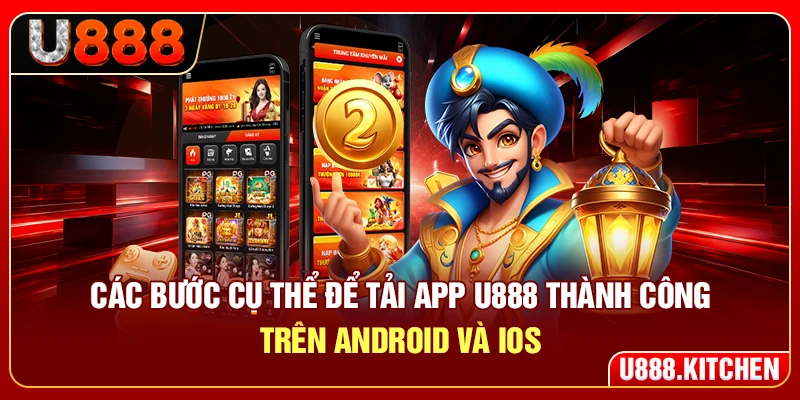 Các bước cụ thể để tải app U888 thành công trên Android và iOS