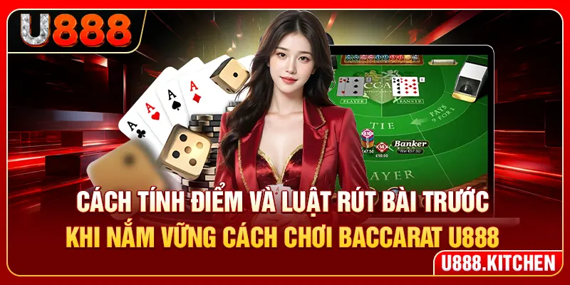 Cách tính điểm và luật rút bài trước khi nắm vững cách chơi baccarat U888