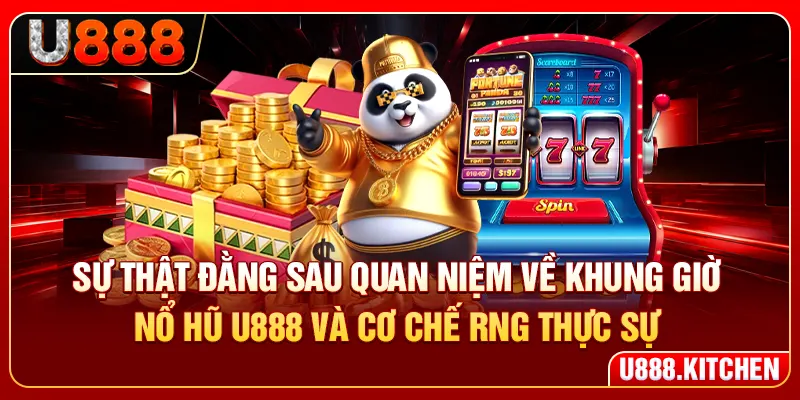 Sự thật đằng sau quan niệm về khung giờ nổ hũ U888 và cơ chế RNG thực sự